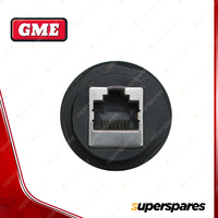 GME RJ45 Pass-Through Adaptor - Universal Round Suit XRS Connect UHF CB Radios