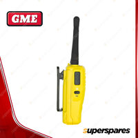 GME 5/1 Watt IP67 UHF CB Handheld Radio Kit with Twin Pack - Yellow TX-SS6160YTP