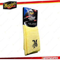 Meguiar's Microfibre Polishing Cloths Twin Pack Car Wash Cloth Super Absorbent