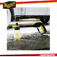 Meguiar's Megafoam Snow Cannon Anti-Topple 1L Bottle with Adjustable Wide Fan