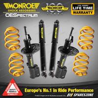 Monroe OE Spectrum Shocks & King Lower Springs for Ford Territory SX RWD S/Wagon