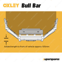 OXLEY Bull Bar Bumper Replacement Basic Fleet for Toyota Hilux 2020-2023