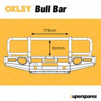 OXLEY Bull Bar with Tow Points for Toyota Land Cruiser 79 Single Cab 24-On