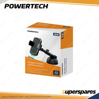 Powertech Phone Cradle with 15W Wireless fast Charger fits most vehicles