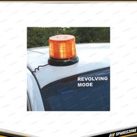 Motolite 80 LED Revolving / Strobe Light - Amber with Magnetic Base