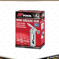 PK Tool 80cc Mini Grease Gun - Chrome Plated Finish Working Pressure 1000psi