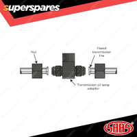 SAAS Transmission Cooler T-Fitting Sender Adaptor suits 3/8 Metal Cooler Lines