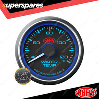 SAAS Water Temp Gauge 40 Degree - 120 Degree 66mm 2-5/8" Black Muscle Series