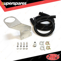 SAAS Oil Catch Tank Full Kit for Nissan Patrol GU Y61 3.0L Polished Aluminium