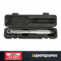 Toledo Torque Wrench 1/4" Square Drive Reversible 24 Tooth Ratchet Head