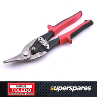 Toledo Aviation Cutting Snip - Left Cut Red color Handle 250mm Length