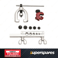 Toledo Metric Flaring Tool Kit with Double Lap Tube Cutter 3 - 16mm