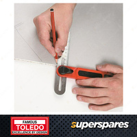 Toledo T-Bevel with Level - Blade Graduation 180mm x 7" Length 335mm