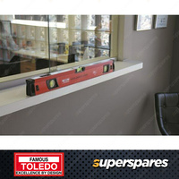 Toledo Magnetic Box Level - 1800mm Spirirt Level Reinforced aluminium frame