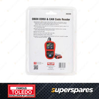 1 pc Toledo OBD2 EOBD CAN Code Reader Car Engine Diagnostic Scan Tool