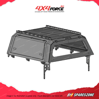 4X4FORCE Ute HD 200KG Steel Tub Canopy Load for Isuzu D-Max 13-21 Dual Cab