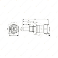 Bosch Coolant/Fuel Temperature Sensor for Iveco Daily III IV V 2004-2014