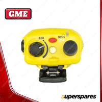 GME 5/1 Watt IP67 UHF CB Handheld Radio with LED torch - Yellow TX-SS6160XY