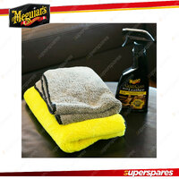 Meguiar's Supreme Shine Microfibre Detailing Cloth Twin Pack 60cm x 40cm