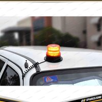 Motolite 60 LED Revolving / Strobe Light - Amber with Magnetic Base