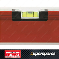 Toledo Magnetic Box Level - 1200mm Spirit Level Reinforced aluminium frame