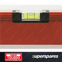 Toledo Aluminium frame Magnetic Box Level - 2400mm x 31mm x 66mm Spirit Level