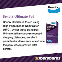 Bendix Front ULT4WD Disc Rotors + 4WD Brake Pads for Ford Ranger PJ PK 2.5L 3.0L