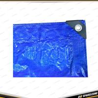 Loadmaster 90GSM Blue Tarp With Reinforced Corners - 4 x 6 Inch / 101 x 152mm