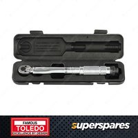 Toledo Torque Wrench 1/4" Square Drive Reversible 24 Tooth Ratchet Head