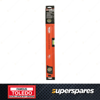 Toledo Magnetic Box Level - 600mm Length Reinforced aluminium frame