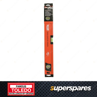 Toledo Magnetic Box Level - 1200mm Spirit Level Reinforced aluminium frame