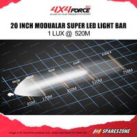 4X4FORCE 20 Inch Modular Slim Light Bar Adjustable LED Driving 4WD Offroad Lamp