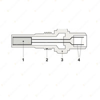 Bosch Coolant/Fuel Temperature Sensor for Fiat Ducato 250 2.0 2.3L D 2006-On