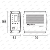 Projecta 24 Volt Automatic 8A 7 Stage Battery Charger Suit AGM Calcium