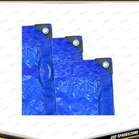 Loadmaster 90GSM Blue Tarp With Reinforced Corners - 4 x 6 Inch / 101 x 152mm