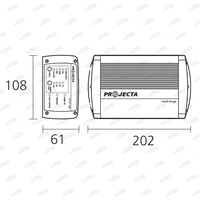 Projecta 12 Volt Automatic 10A 7 Stage Battery Charger Suit AGM Calcium