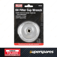 Toledo Oil Filter Cup Wrench for Lexus IS GSE25 ES GSV60 LS USF40 GS LX NX RC RX