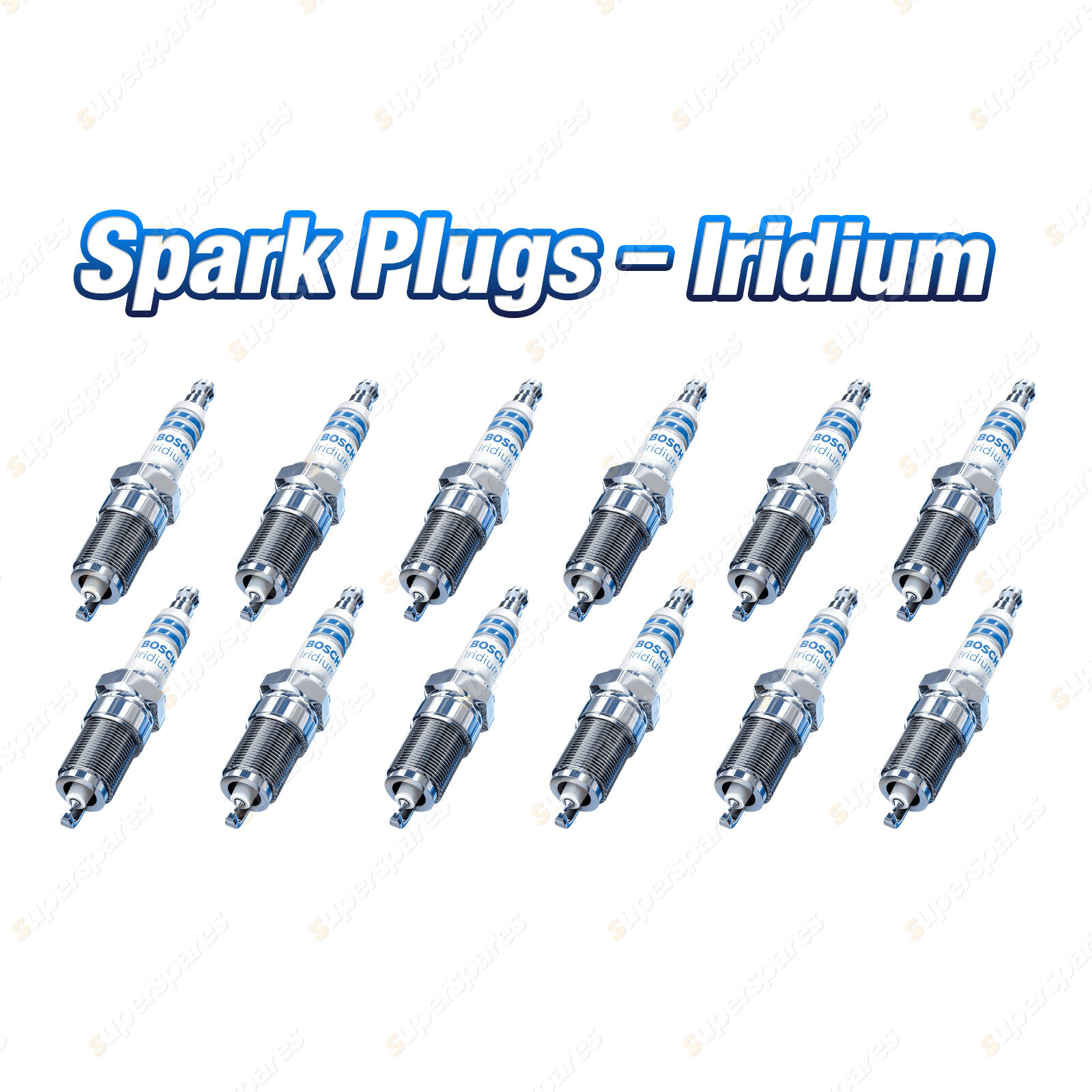 12 x Bosch Iridium Spark Plugs for Maybach 57 62 240-Serie 12Cyl 5.5L