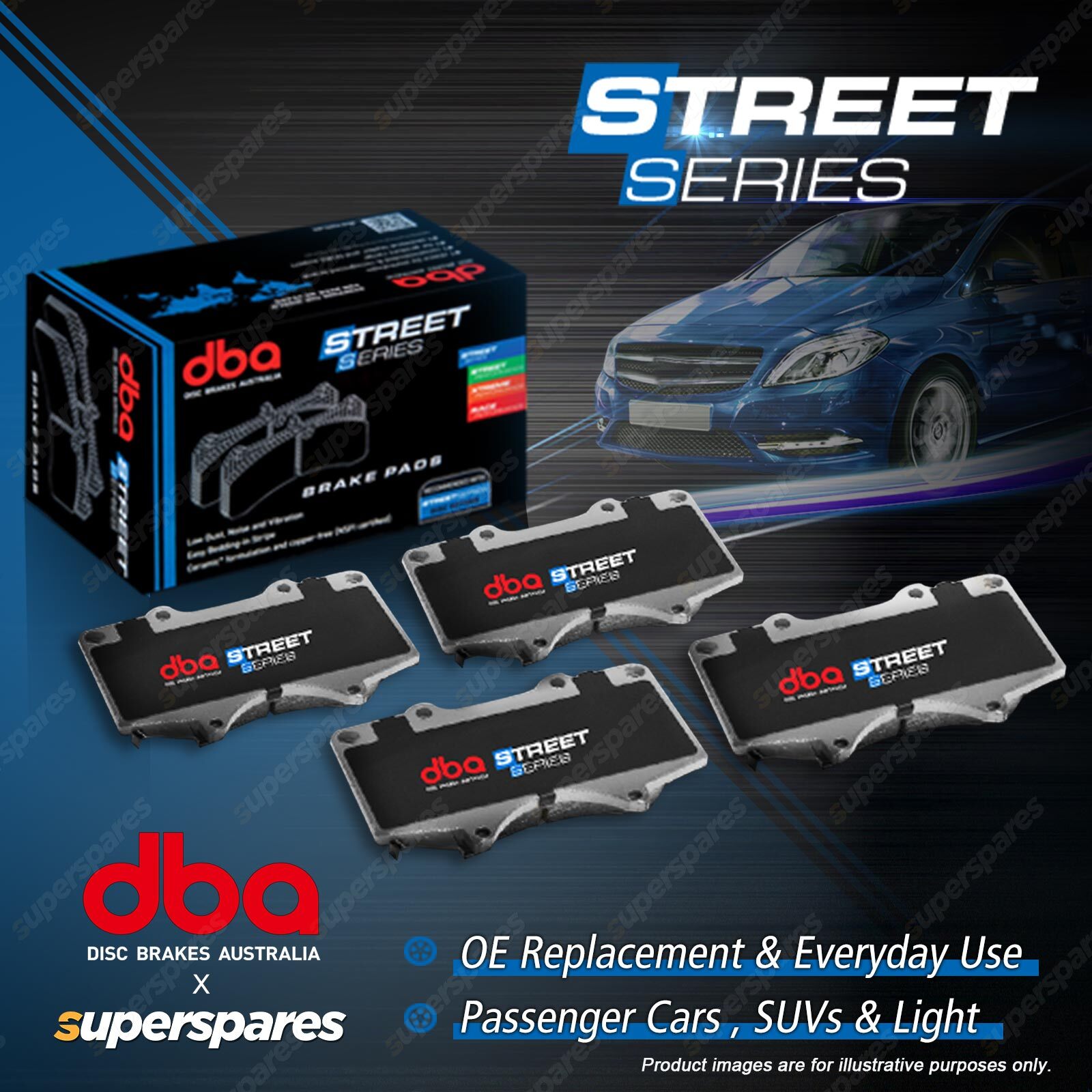 DBA Front Street Series Brake Pads for Holden Jackaroo Monterey UBS ...