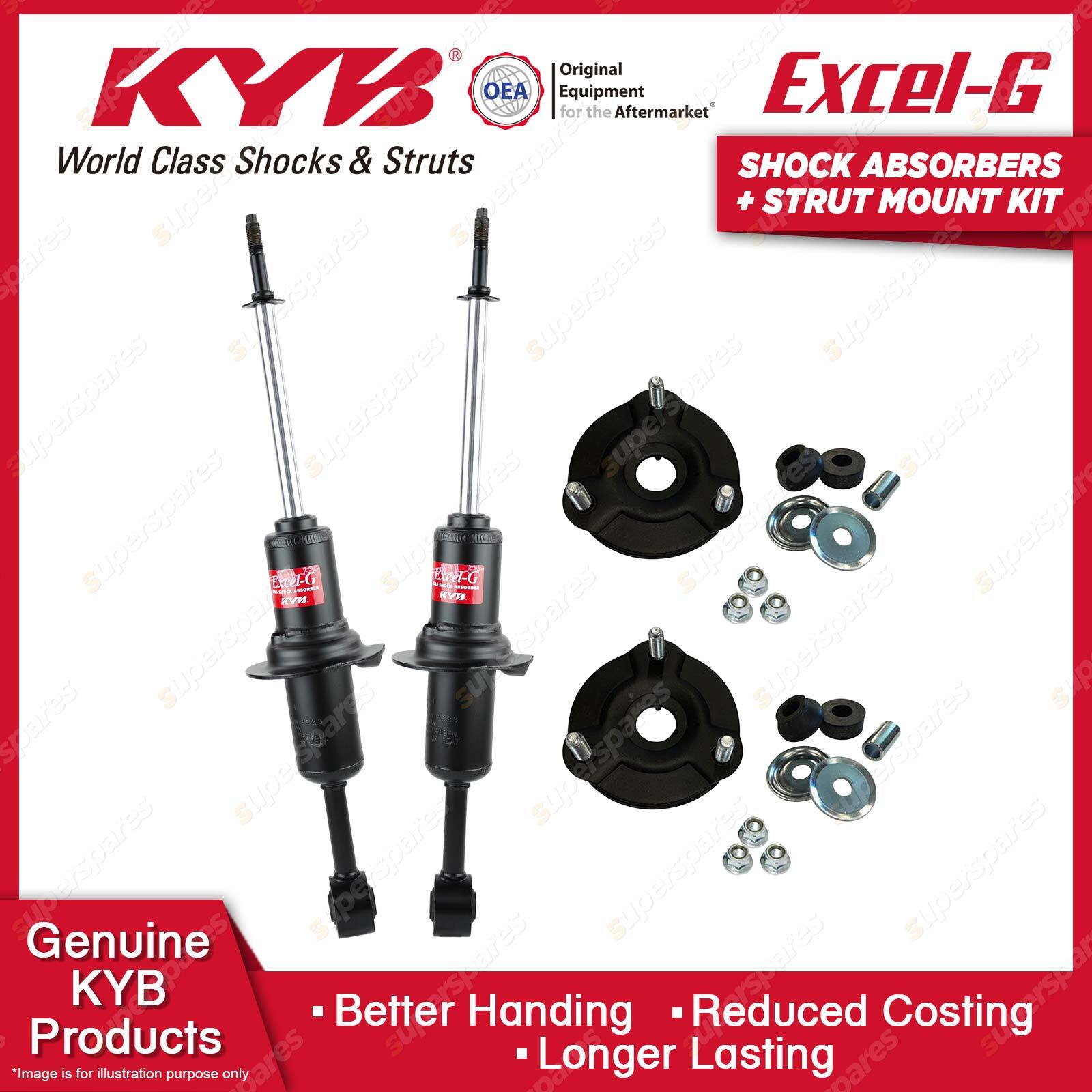 Front KYB Excel-G Shock Absorbers Strut Mount Kit for Mazda BT-50