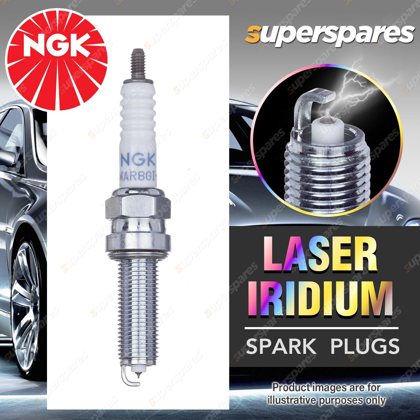 NGK Laser Platinum Spark Plug PFR5J 11 for Mitsubishi Pajero 3.5