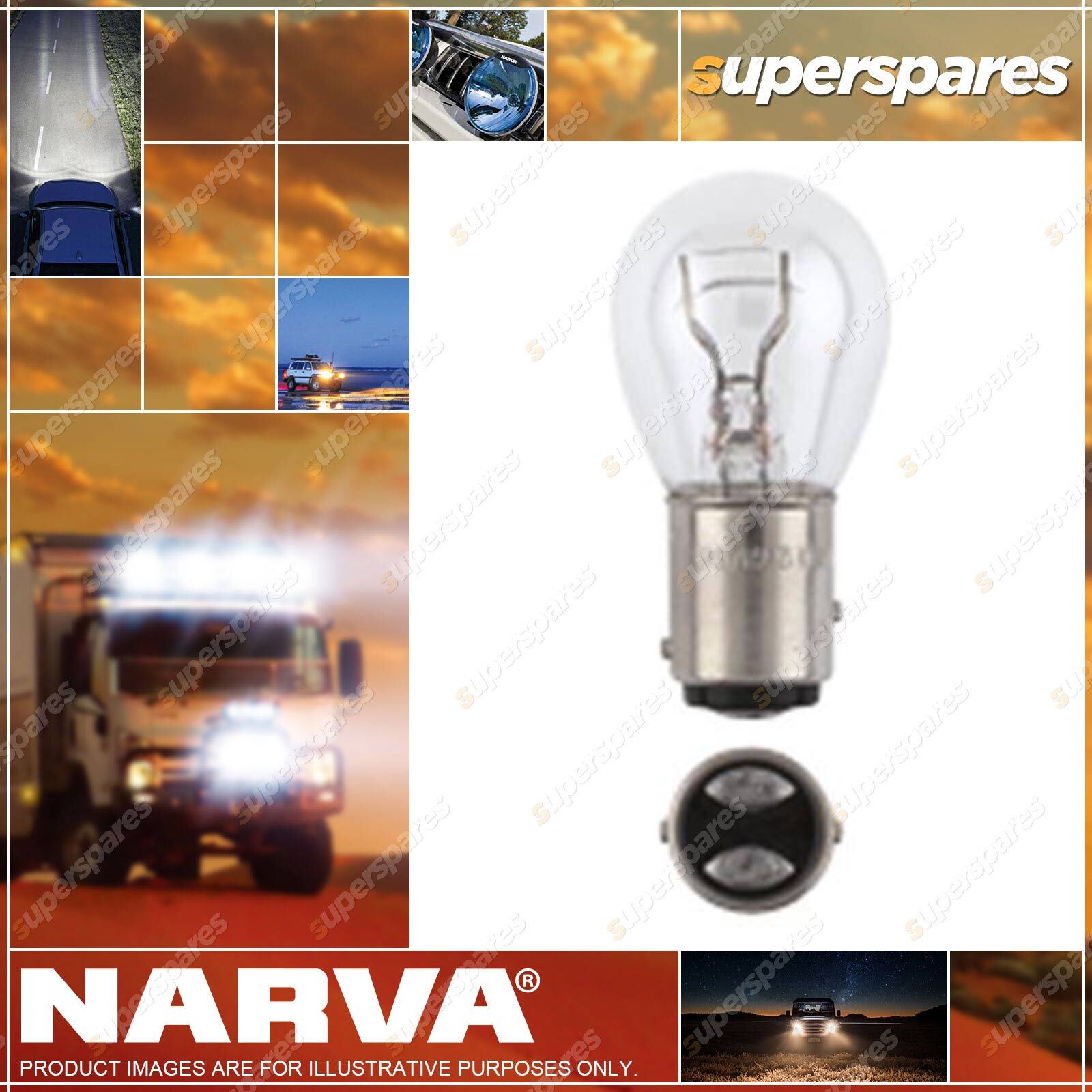 Narva Stop Tail And Indicator Globe 12 Volt 21 5W 17916Bl - Blister Pack Of  1