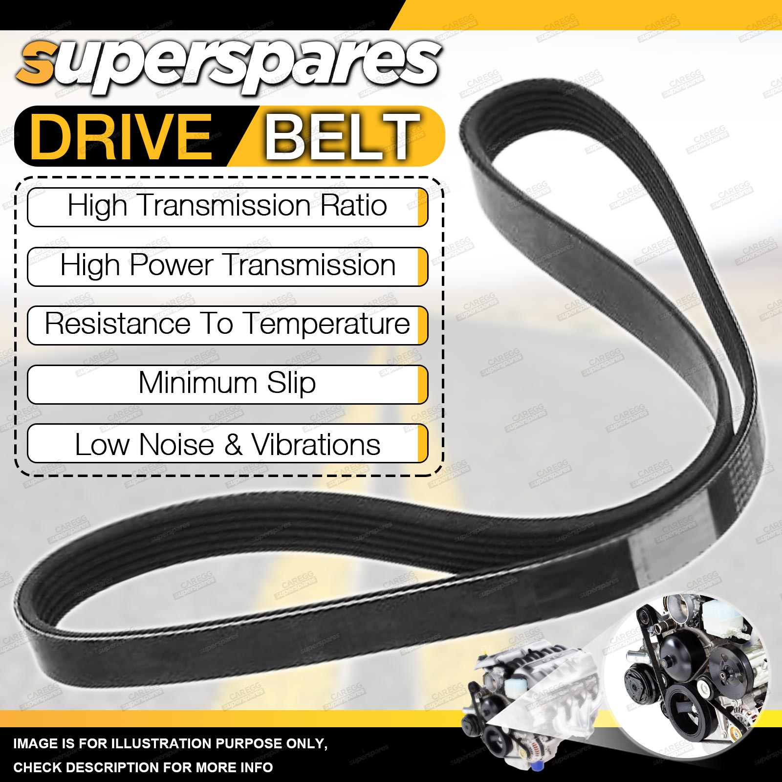 holden barina serpentine belt