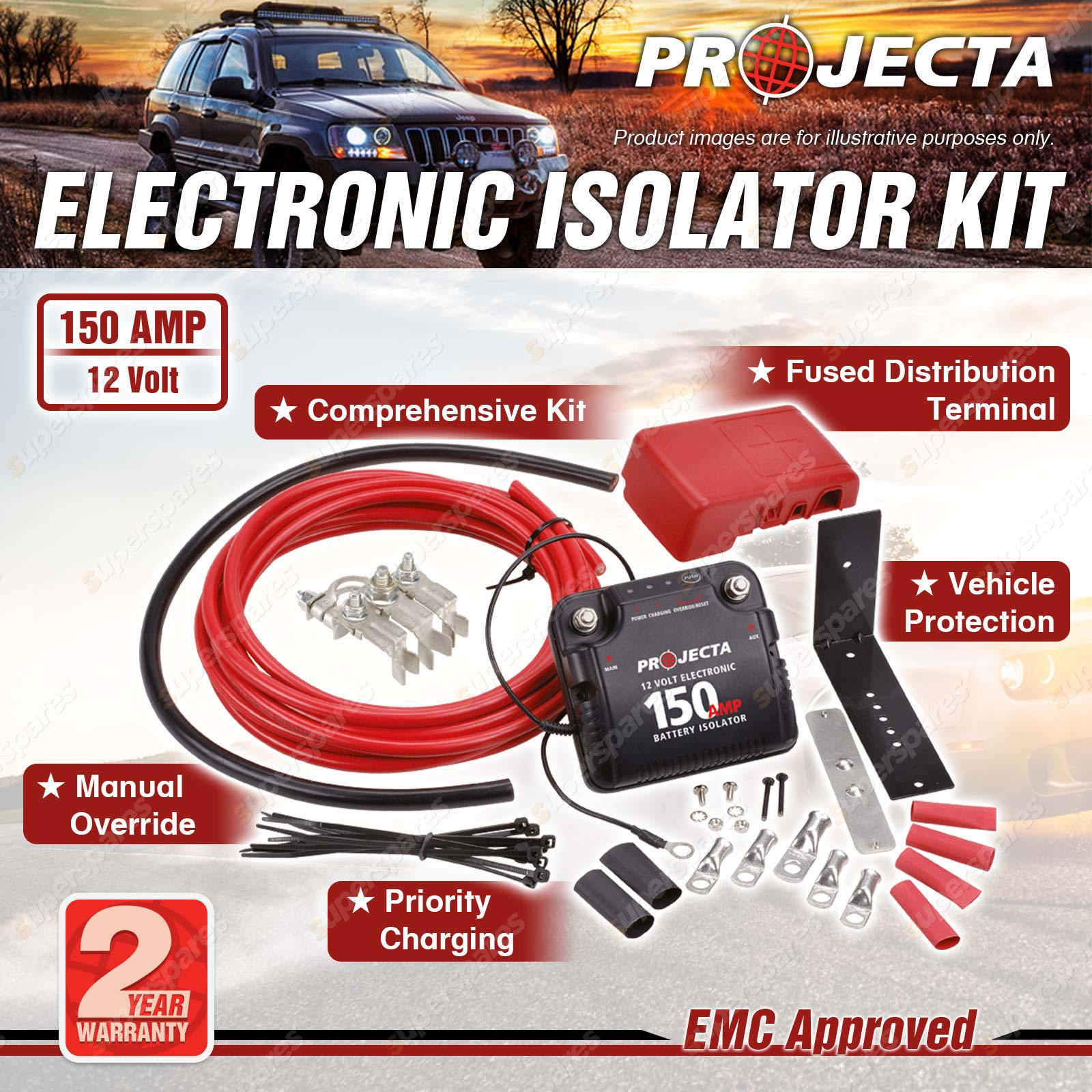 jeep dual battery isolator relay