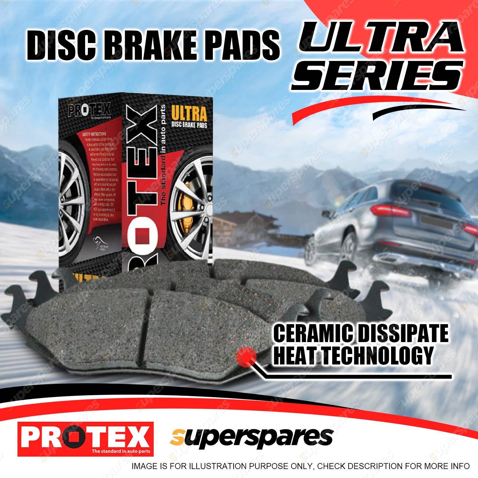 4x Rear Protex Ultra Brake Pads for Toyota Hilux GUN126 Fortuner Kluger ...