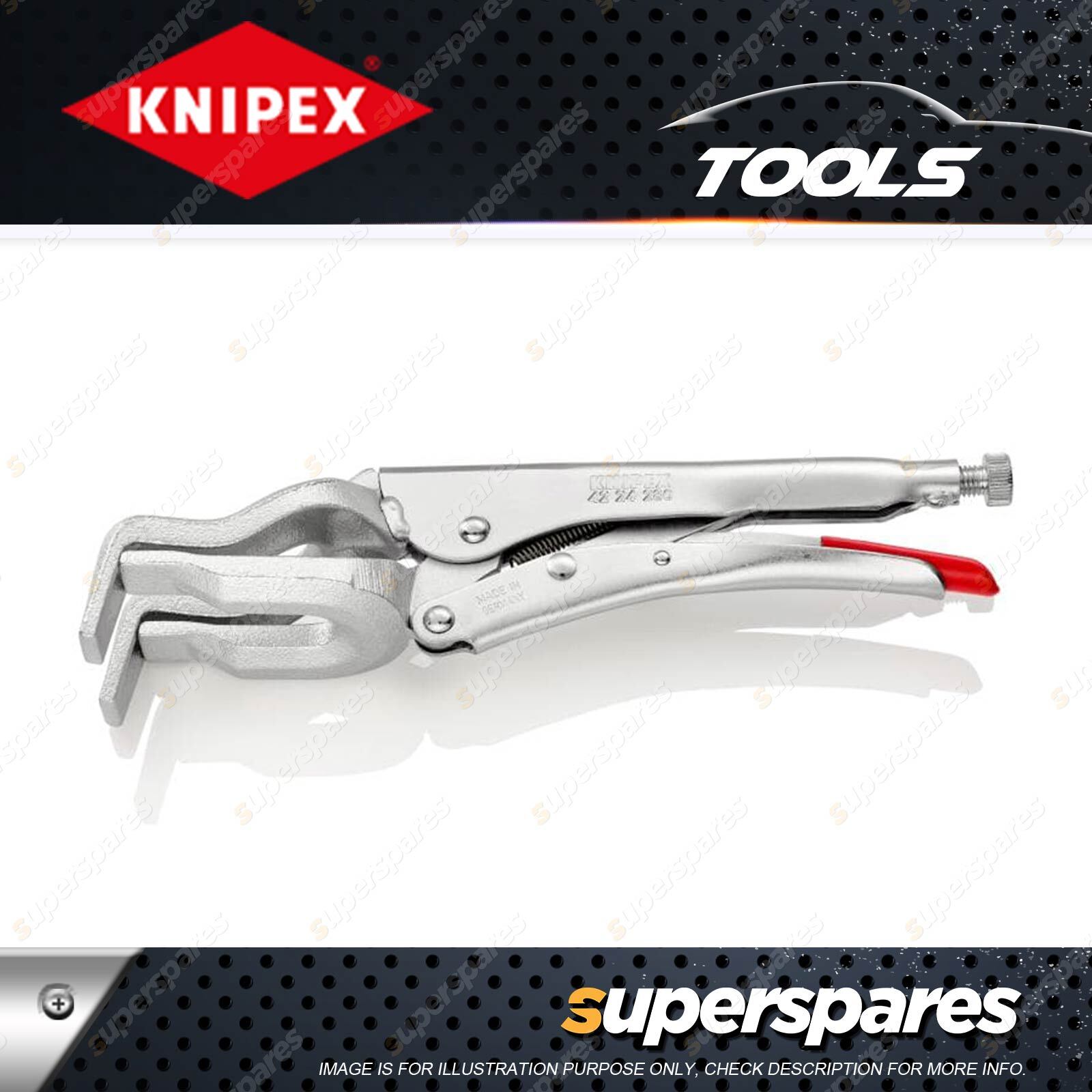 Knipex Welding Grip Plier Length 280mm with Adjustment Screw & Release Lever