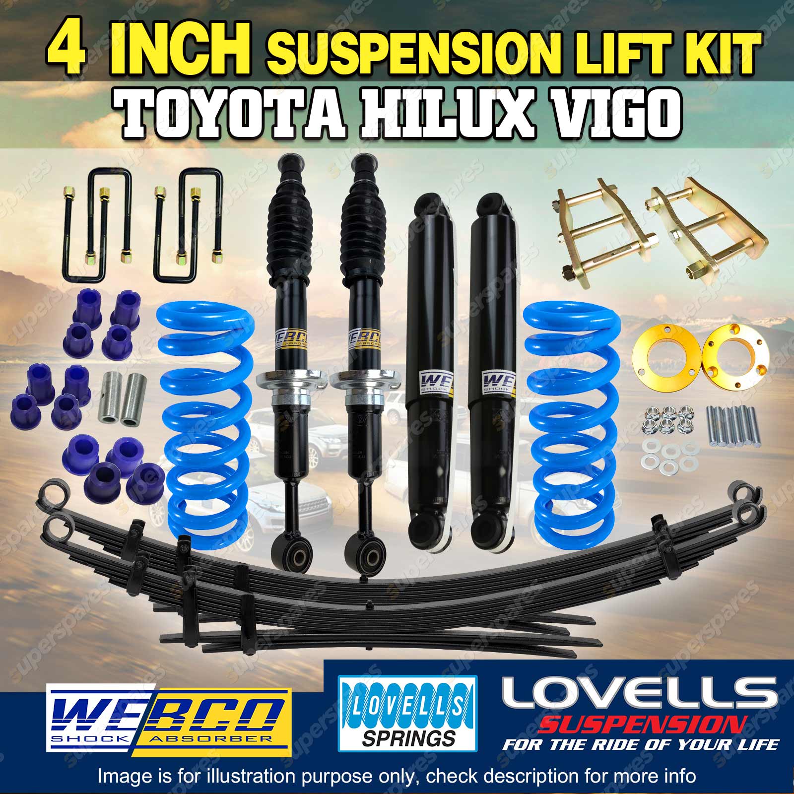 lift kit for toyota hilux