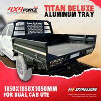 4X4FORCE 1850x1850x1050mm Aluminium Trays for Isuzu D-Max Dual Cab Ute