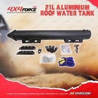 4X4FORCE 21L Aluminium Roof Water Tank - Universal Fitment 4WD Offroad