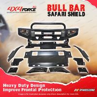 Safari Shield Bullbar with U LOOP Guard Plate for Toyota Hilux Revo 15-18